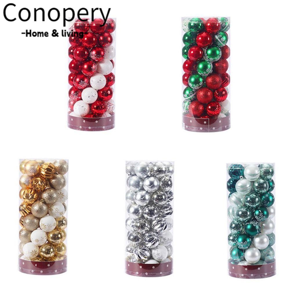 CONOPERY Set 50 Trái Châu Trang Trí Giáng Sinh