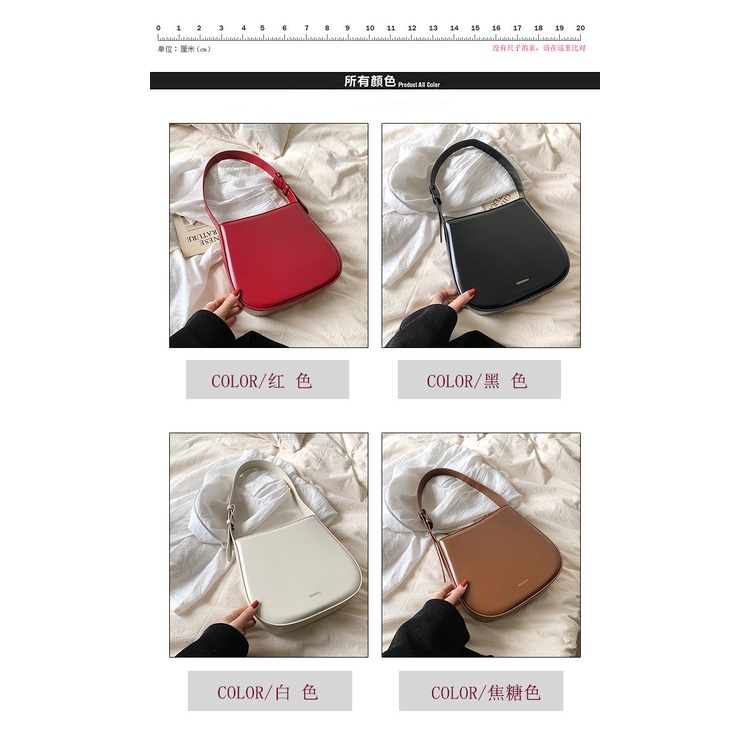 Túi Xách JASMIN NOIR Da PU Đeo Chéo Phong Cách Retro Chất Lượng Cao