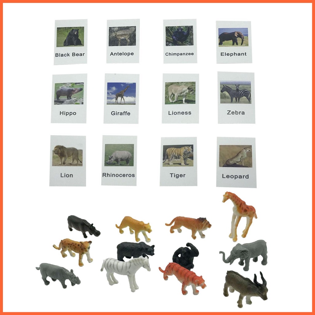Bộ Thẻ Ghép Hình Động Vật Biển Montessori