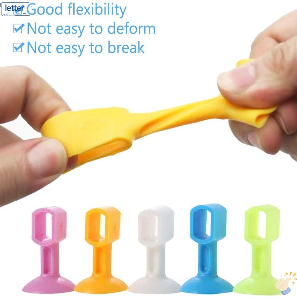 LET Bộ 5 Đệm Silicone Chống Va Đập Cho Tay Nắm Cửa