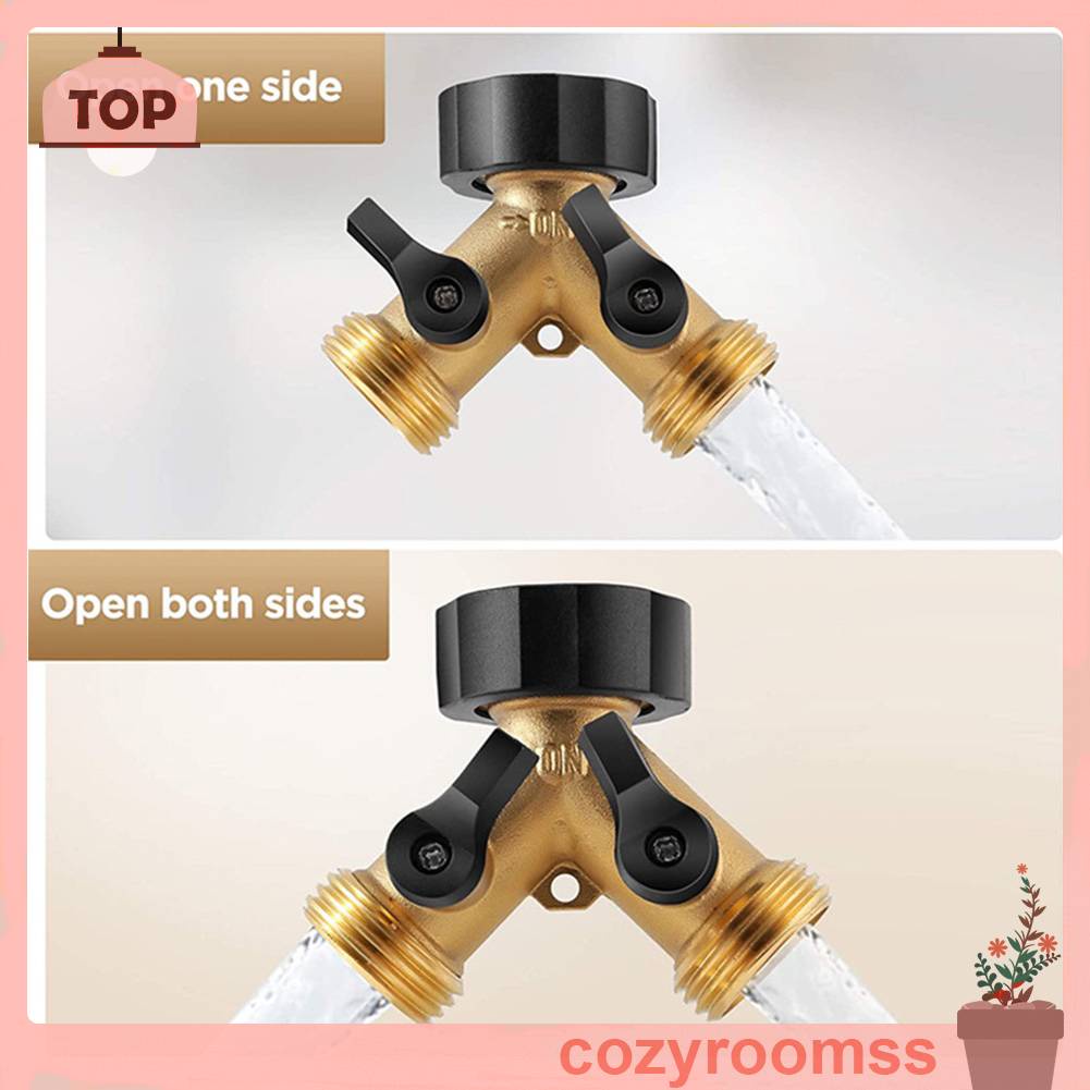 Vòi Nước Chữ Y 2 Chiều 3 / 4 Inch Kèm 2 Vòng Đệm Bằng Đồng Thau Chuyên Dụng Cho