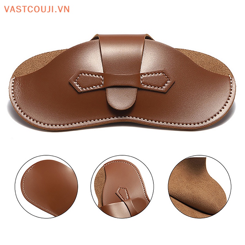 Túi Đựng Mắt Kính Cầm Tay Bằng Da PU Nhẹ In Họa Tiết VASTJI