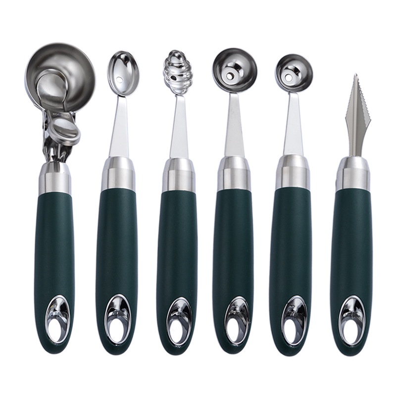 Muỗng Múc Kem / Dưa Hấu Bằng Thép Không Gỉ 304 Linh Hoạt Sáng Tạo