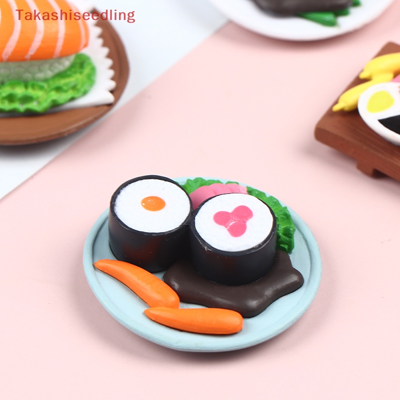 Mô Hình Sushi Mini Tỉ Lệ 1: 6 Trang Trí Nhà Búp Bê Phong Cách Nhật Bản