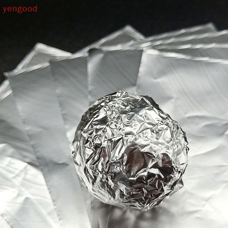 (YGD) 100 Tờ Giấy Nhôm 20 * 20cm Gói Kẹo Sô Cô La Đám Cưới