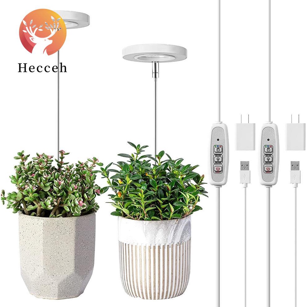 HECCEH Đèn LED Trồng Cây Hẹn Giờ Đầy Đủ