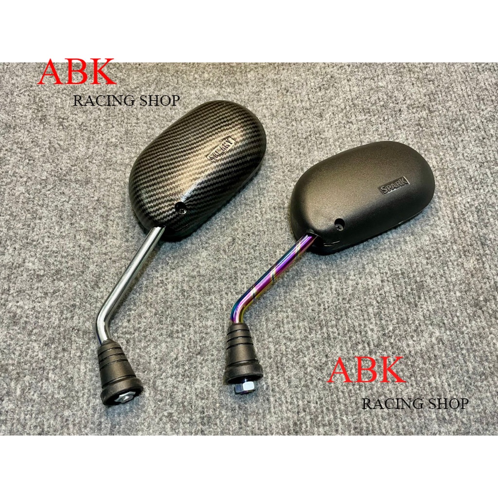 KÍNH SPARK CHÂN TITAN LƯNG CACBON KÍNH TRÁI GẮN XE MÁY