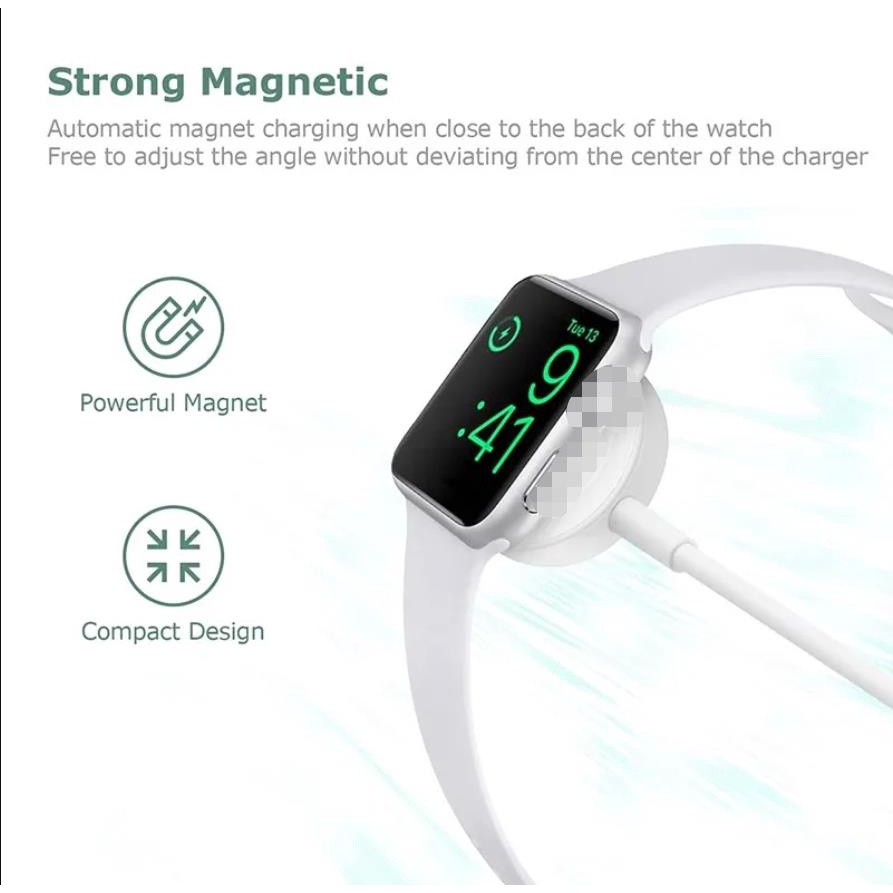 Mione Đế Sạc Nhanh Không Dây Type C Cho Đồng Hồ Sạc AP Watch Chính Hãng 8 7 6 5 Samsung Galaxy Watch 5 Pro