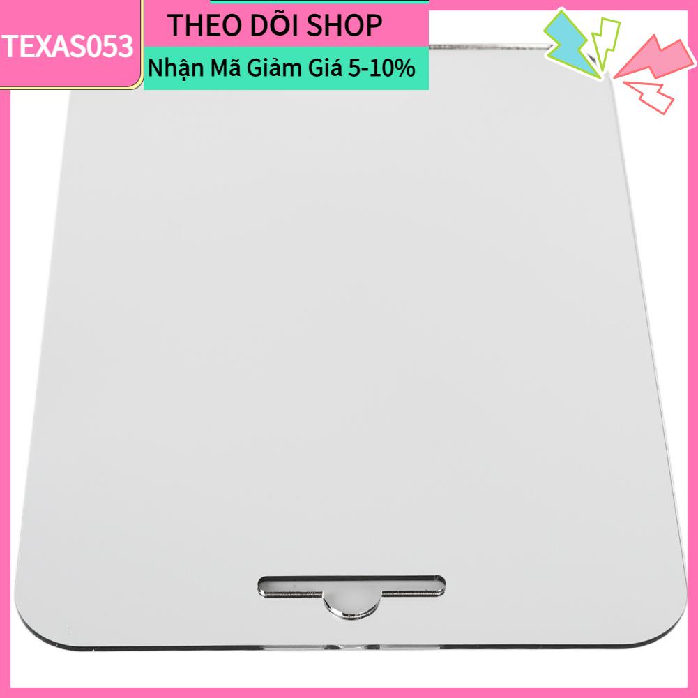 Texas053 Gương Tắm Hình Chữ Nhật Chống Sương Mù Phim Treo Tường Phòng Có Dây Móc