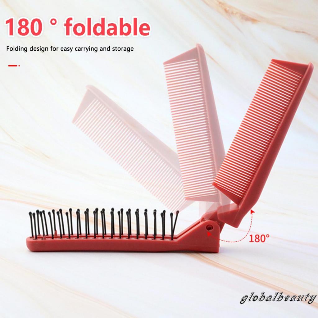 Lược Chải Tóc Mát Xa Hai Đầu Gấp Gọn Bỏ Túi Tiện Lợi Dành Cho Trẻ Em
