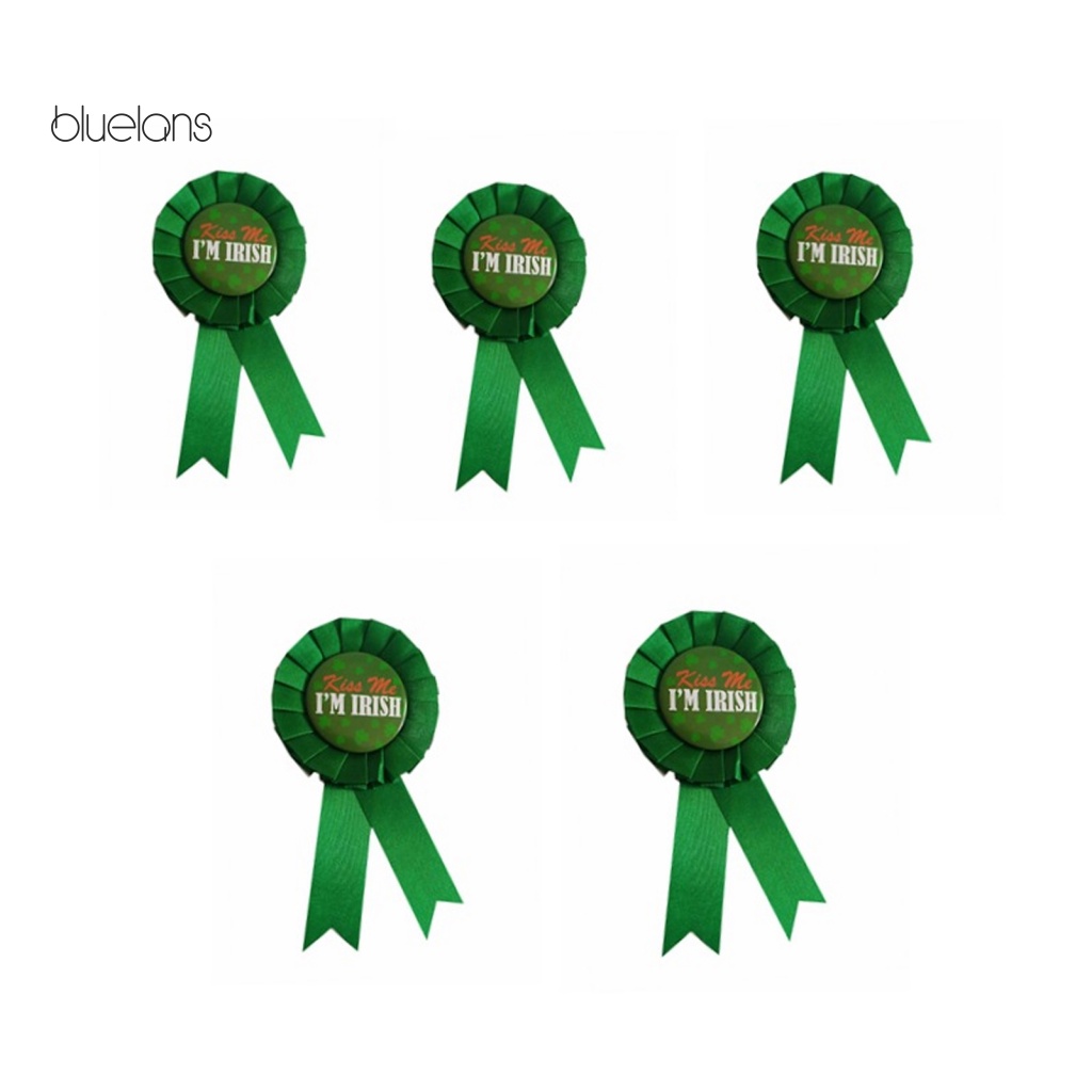 Bộ 1 / 3 Huy Hiệu Cài Áo Hình Cỏ Shamrock May Mắn
