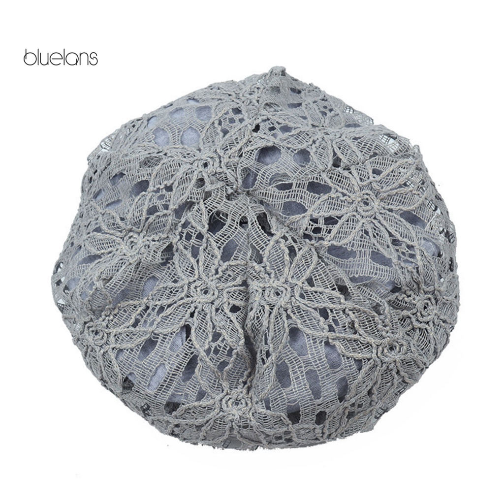 Mũ Trùm Đầu Phối Ren Đính Kim Sa Thời Trang Cho Nữ