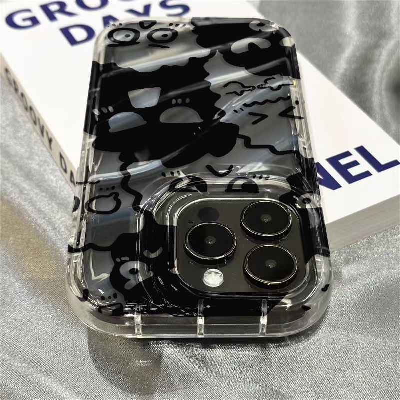 Ốp Điện Thoại Mềm Trong Suốt Hình Bùi Nhùi Đáng Yêu Cho iPhone14promax 1312 / 11 7 / 8plus xr / sins Ybu