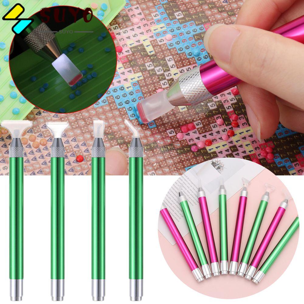 SUYO Bút Khoan Thủ Công Có Đèn Dùng Vẽ Tranh Chữ Thập
