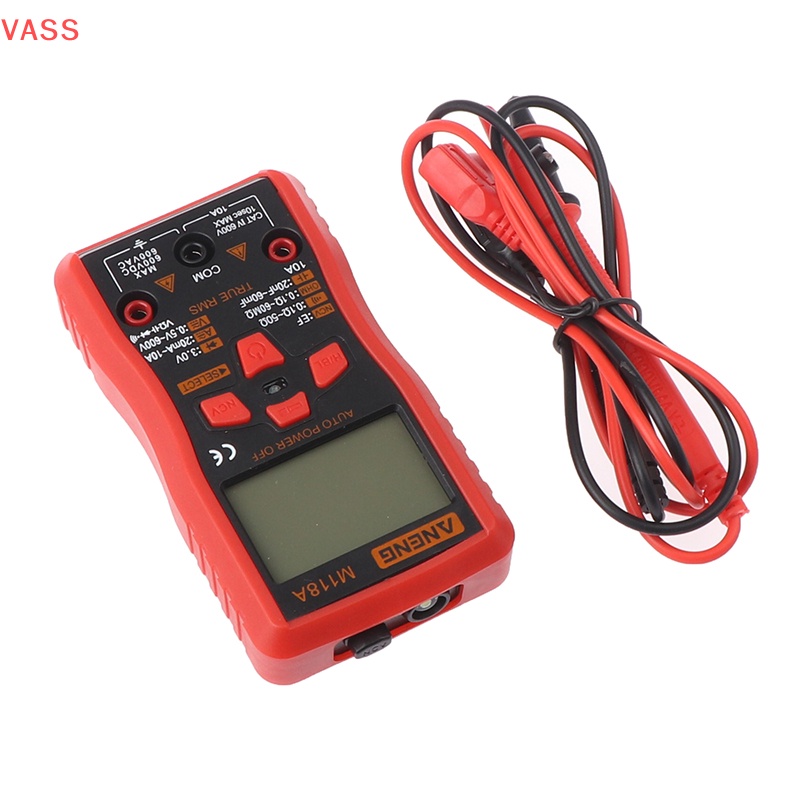 Vass aneng m118a kỹ thuật số vạn năng xách tay AC/DC Tester Mini resitance Meter RMS
Vn