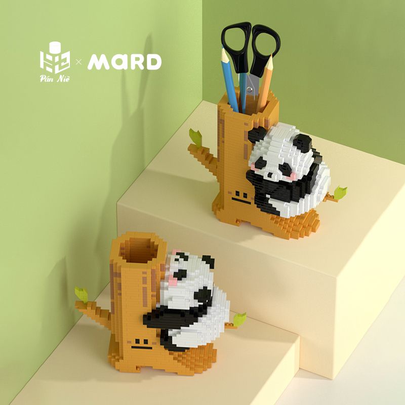 Giá Đỡ Bút Lắp Ráp Mô Hình Cây Gấu Trúc / Hoa Xinh Xắn Tương Tác Giáo Dục Sớm Cho Bé Trai Và Bé Gái