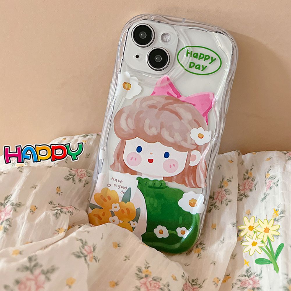 Ốp Điện Thoại TPU Mềm Trong Suốt Chống Sốc In Họa Tiết Graffiti Dễ Thương Dành Cho IPhone 11 12 13 14 Pro Max