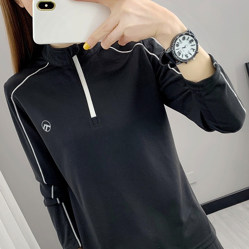 Áo Thun Thể Thao Tay Dài Chất Liệu Thấm Hút Khô Thoáng Nhanh Chóng