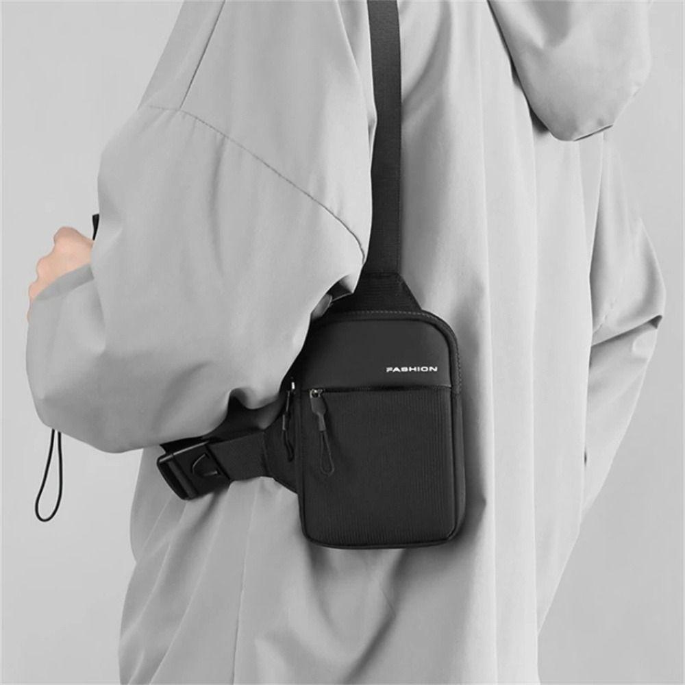 TAYLOR1 Túi Đeo Chéo Ngực Đựng Điện Thoại Sức Chứa Lớn Phong Cách Thể Thao Thời Trang Cho Nam