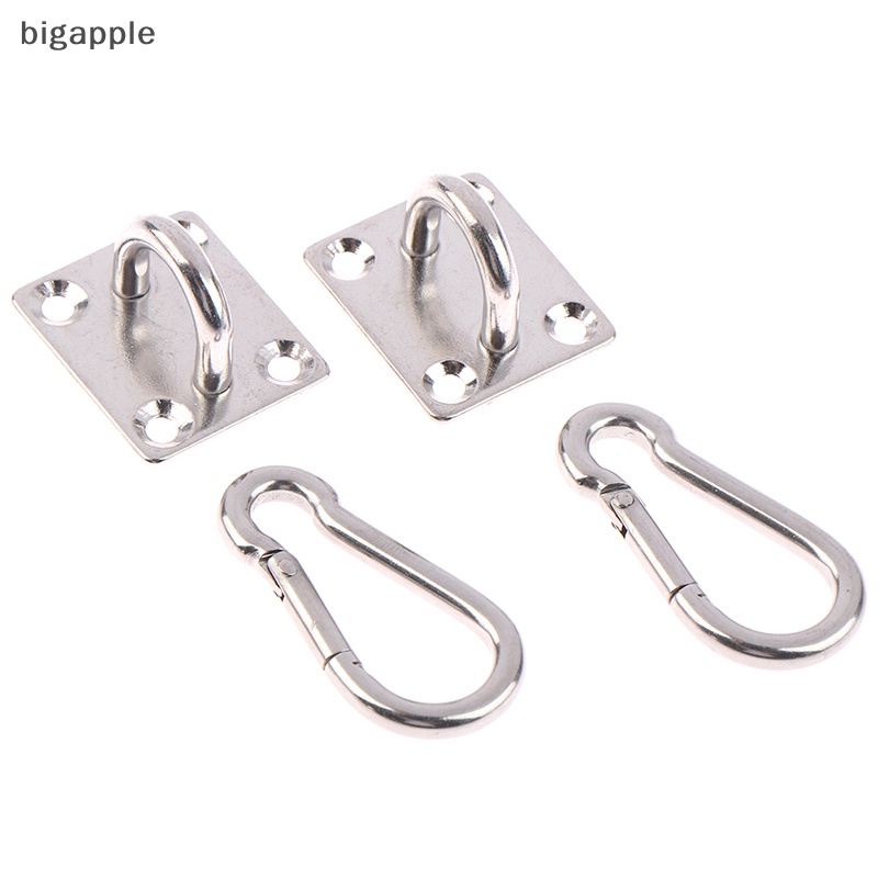 Set 2 Móc Treo Võng Đa Năng Hình Chữ U Bằng Thép Không Gỉ