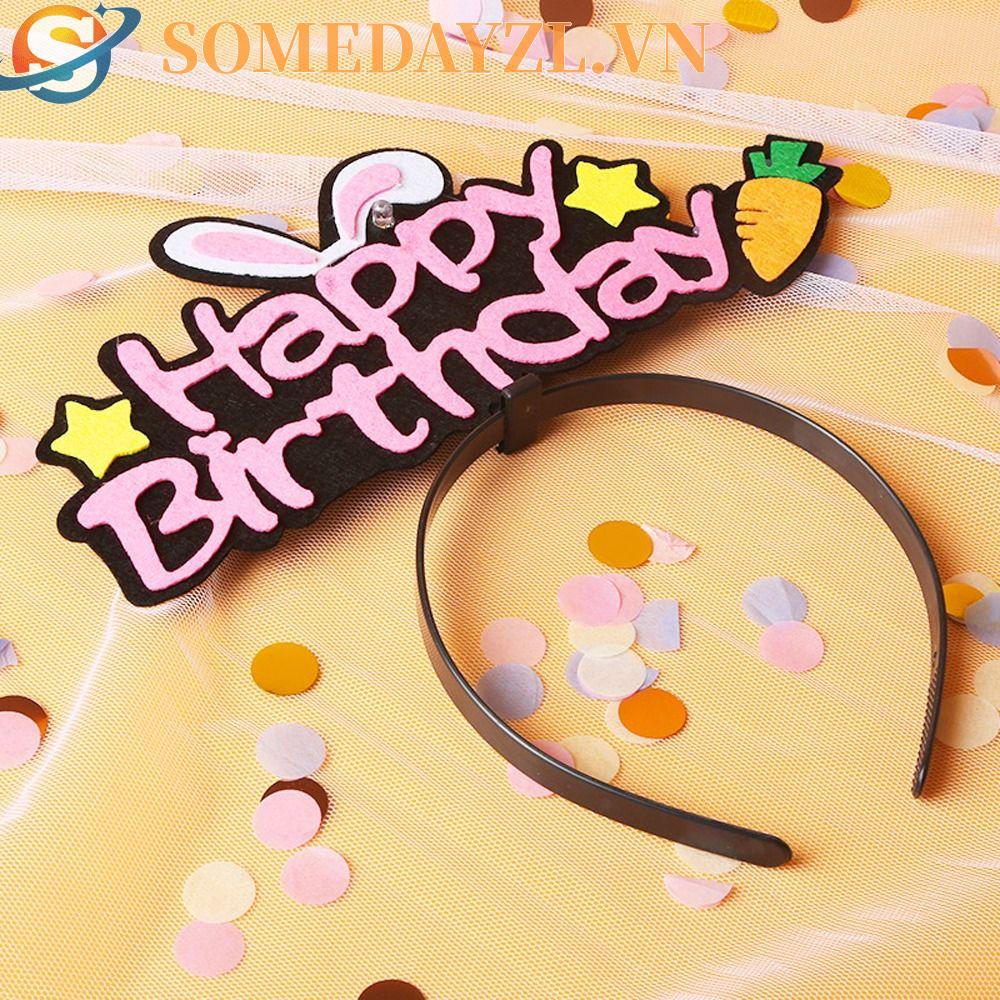 SOMEDAYZL Băng Đô Tai Thỏ Có Đèn LED Dễ Thương