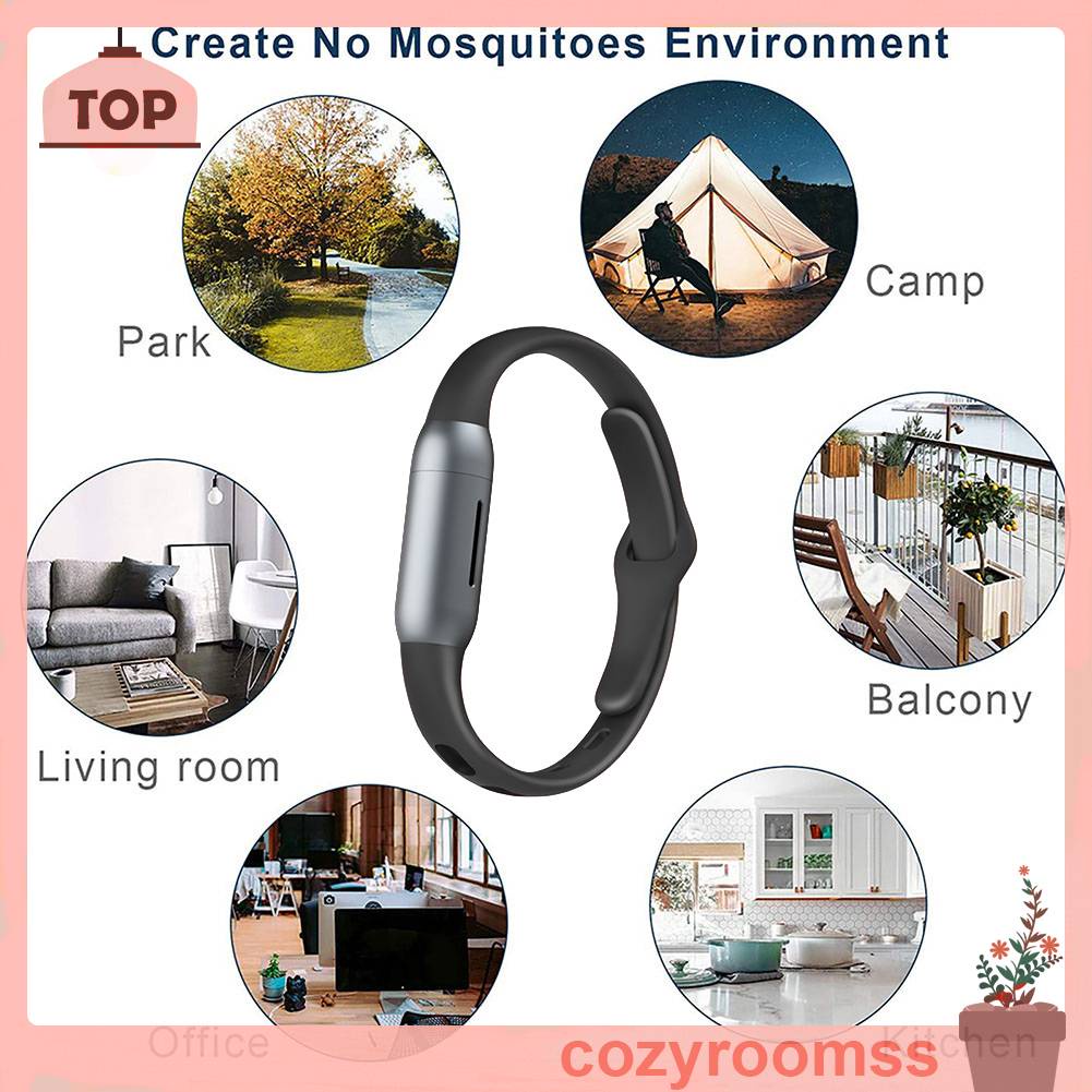 Vòng Đeo Tay Chống Muỗi / Côn Trùng Thiết Kế Nhỏ Gọn Tiện Dụng Cho Người