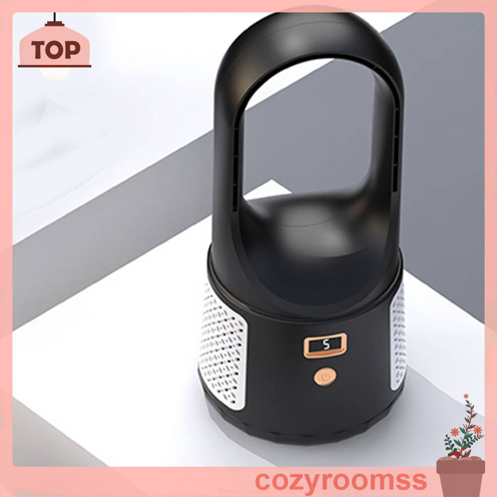 Quạt Làm Mát Không Cánh 6 Tốc Độ Tùy Chỉnh Kèm Sạc USB Tiện Dụng Cho Gia Đ