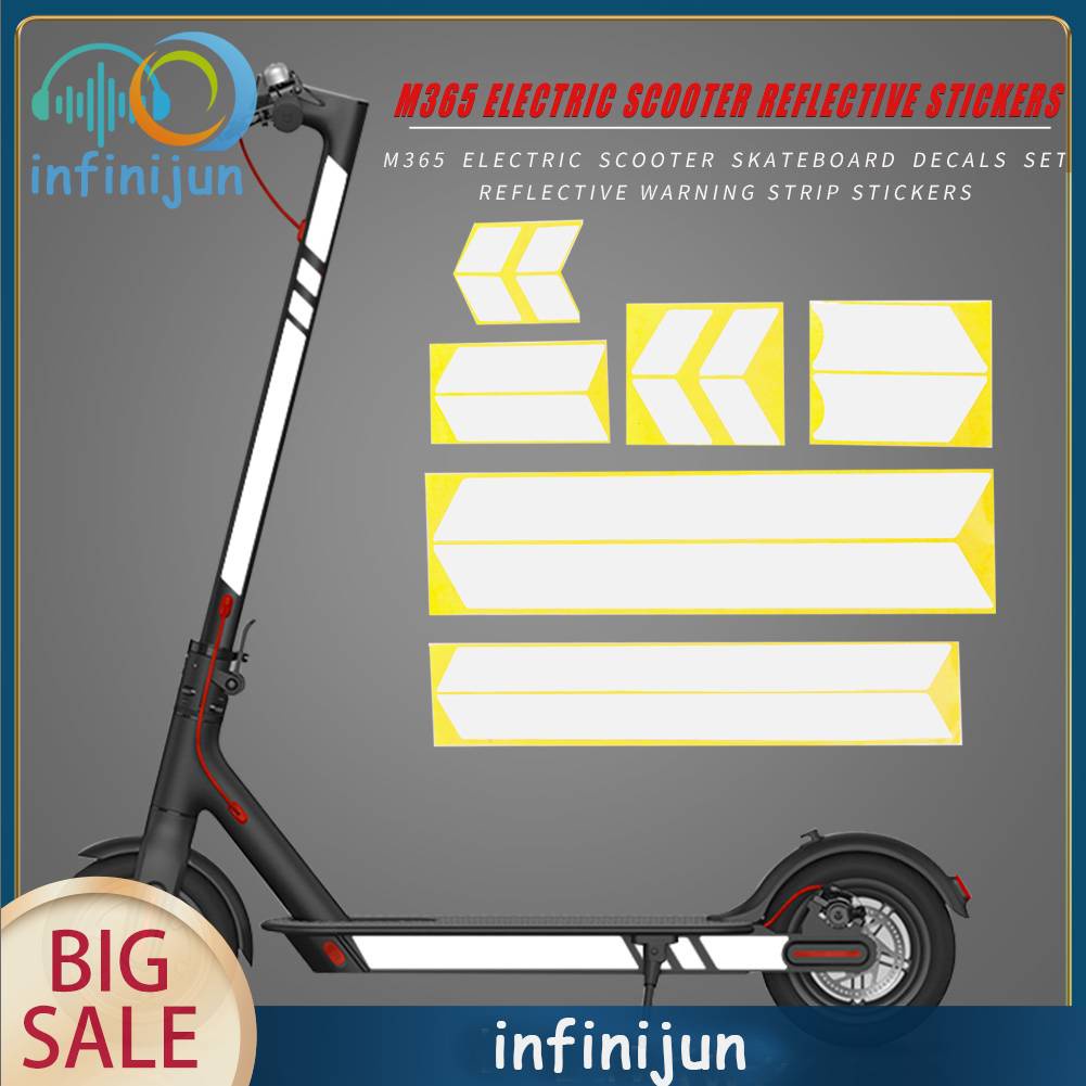 Miếng Dán Phản Quang An Toàn Cho Xe Scooter Xiaomi Mijia M365