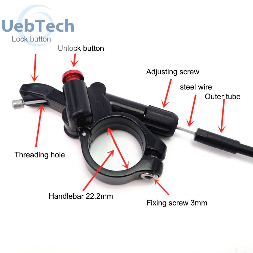 Công Tắc Phuộc Trước Xe Đạp Leo Núi Kèm Điều Khiển Từ Xa