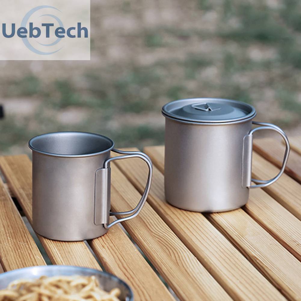 Cốc Titan Siêu Nhẹ Có Thể Gấp Gọn Tiện Dụng Mang Theo Du Lịch Dã Ngoại