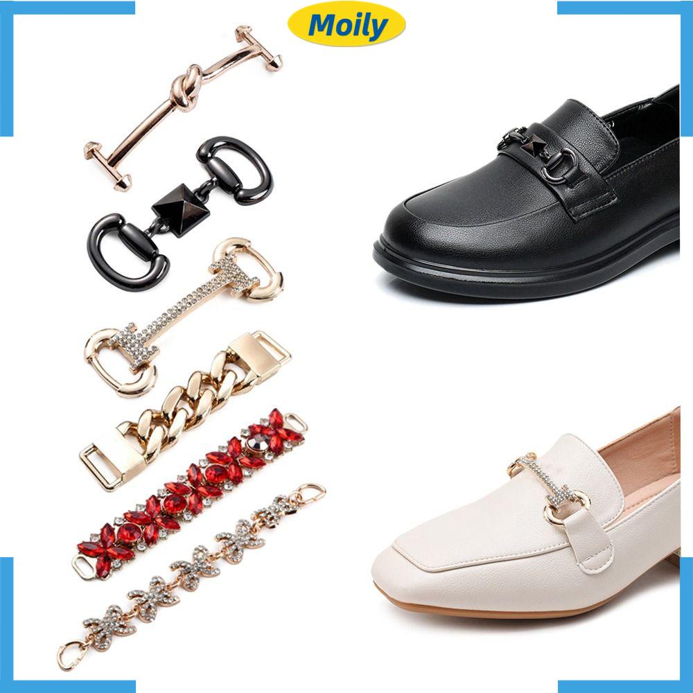 MOILYVN Khóa Kim Loại Dùng Trang Trí Giày Dép Tiện Dụng