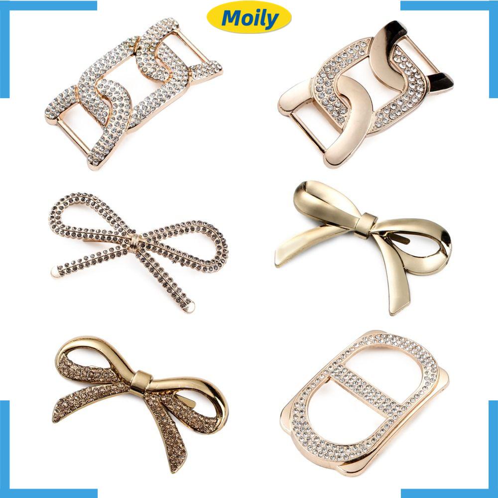 MOILYVN Phụ Kiện Khóa Kim Loại Trang Trí Thắt Lưng Quần Áo