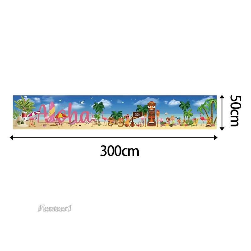 Phông Nền Chụp Ảnh Chủ Đề Hawaii 19.68x118inch