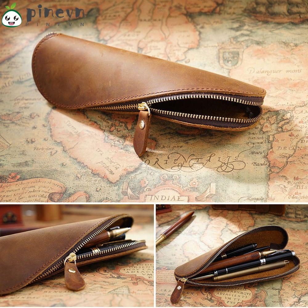 PINEVN Túi Đựng Bút Thiết Kế Sáng Tạo Phong Cách Retro