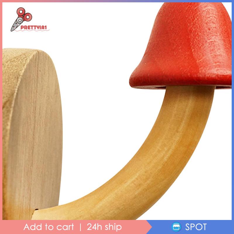 Móc Treo Áo Khoác / Mũ / Túi Xách Bằng Gỗ Kiểu Dáng Dễ Thương Tiện Dụng