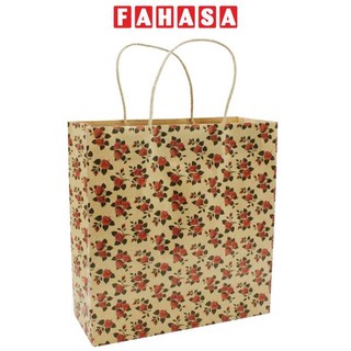 Túi đựng quà kraft hình hoa 24 x 28 cm - the sun 01 - mẫu 1