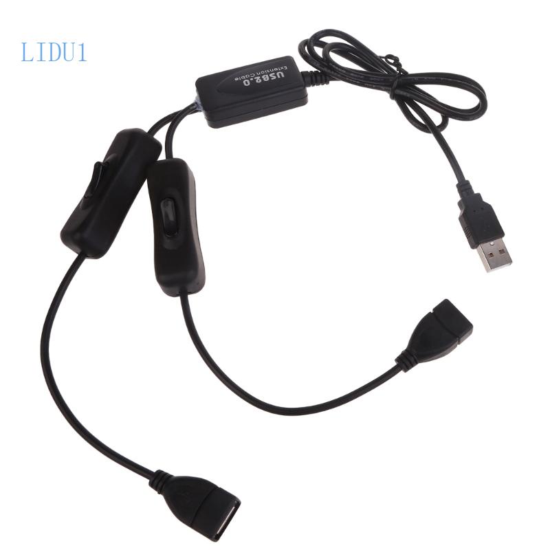 Cáp Nối Dài LIDU1 USB2 0 Kèm Công Tắc Nguồn Và Công Tắc Nguồn Cho Máy Tính