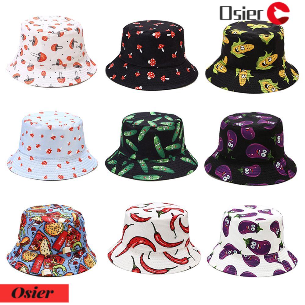 OSIER1 Mũ Bucket Chống Nắng Ngoài Trời Phong Cách Thời Trang Mùa Hè