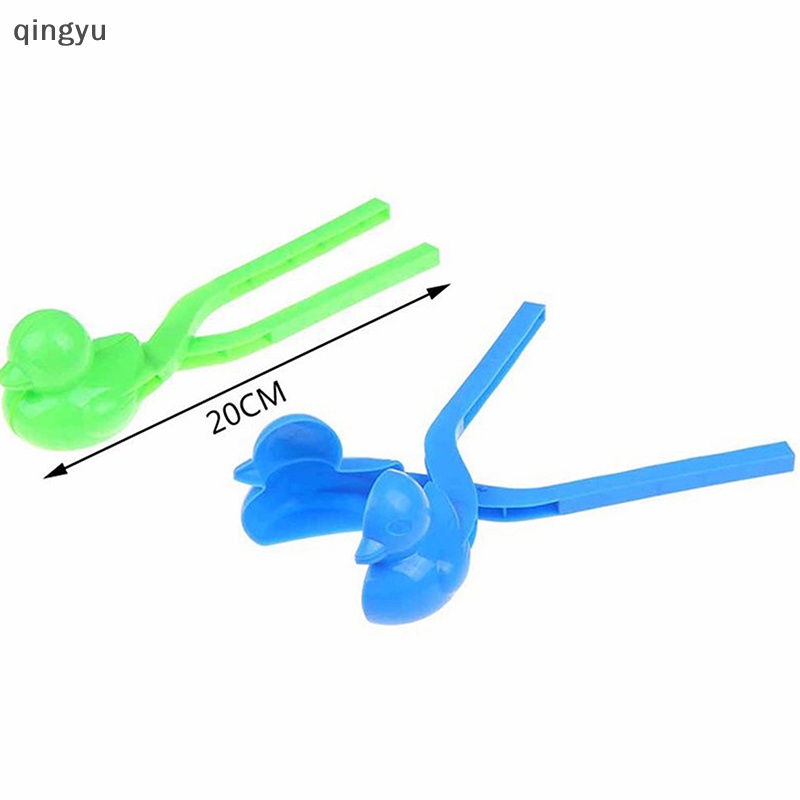 1 Dụng Cụ Kẹp Quả Cầu Tuyết Hình Vịt Vui Nhộn Cho Bé