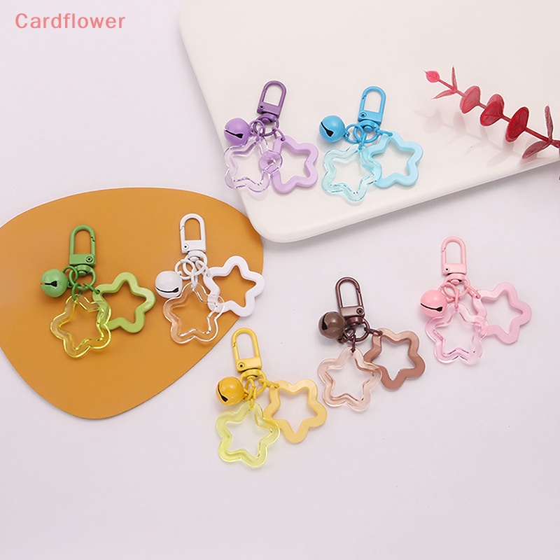 Móc Khóa Gắn Chuông Và Tai Nghe Bằng Acrylic Sáng Tạo Cho Nữ