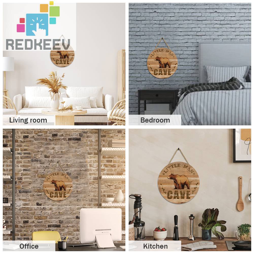 Biển Hiệu Treo Cửa Hình Gấu Trang Trí Phòng Ngủ Cho Bé