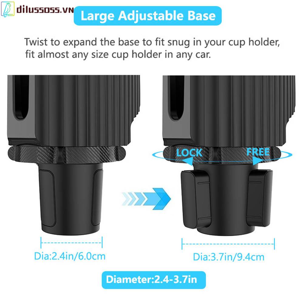 Giá Đỡ Điện Thoại Đa Năng Gắn Trên Ô Tô Xoay 360 Độ