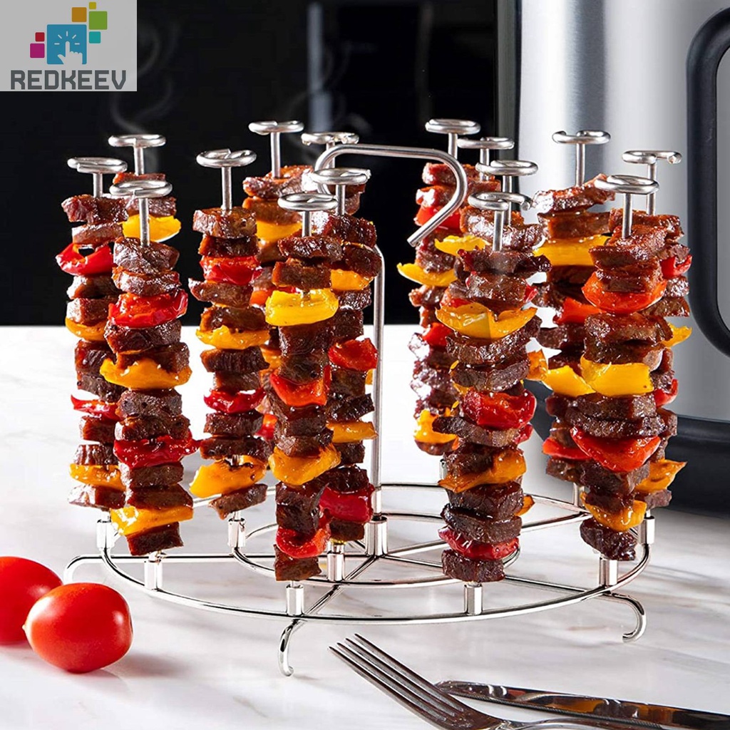 Giá Đỡ Xiên Nướng BBQ Dạng Đứng Tiện Lợi