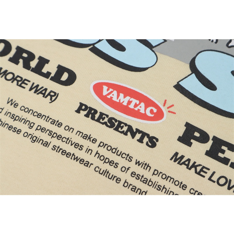 Áo Thun Tay Ngắn In Chữ VAM-Vac88-The Thời Trang Đường Phố Mới Nhất Túi Đeo Chéo Unisex Phong Cách Tydij Cá Tính