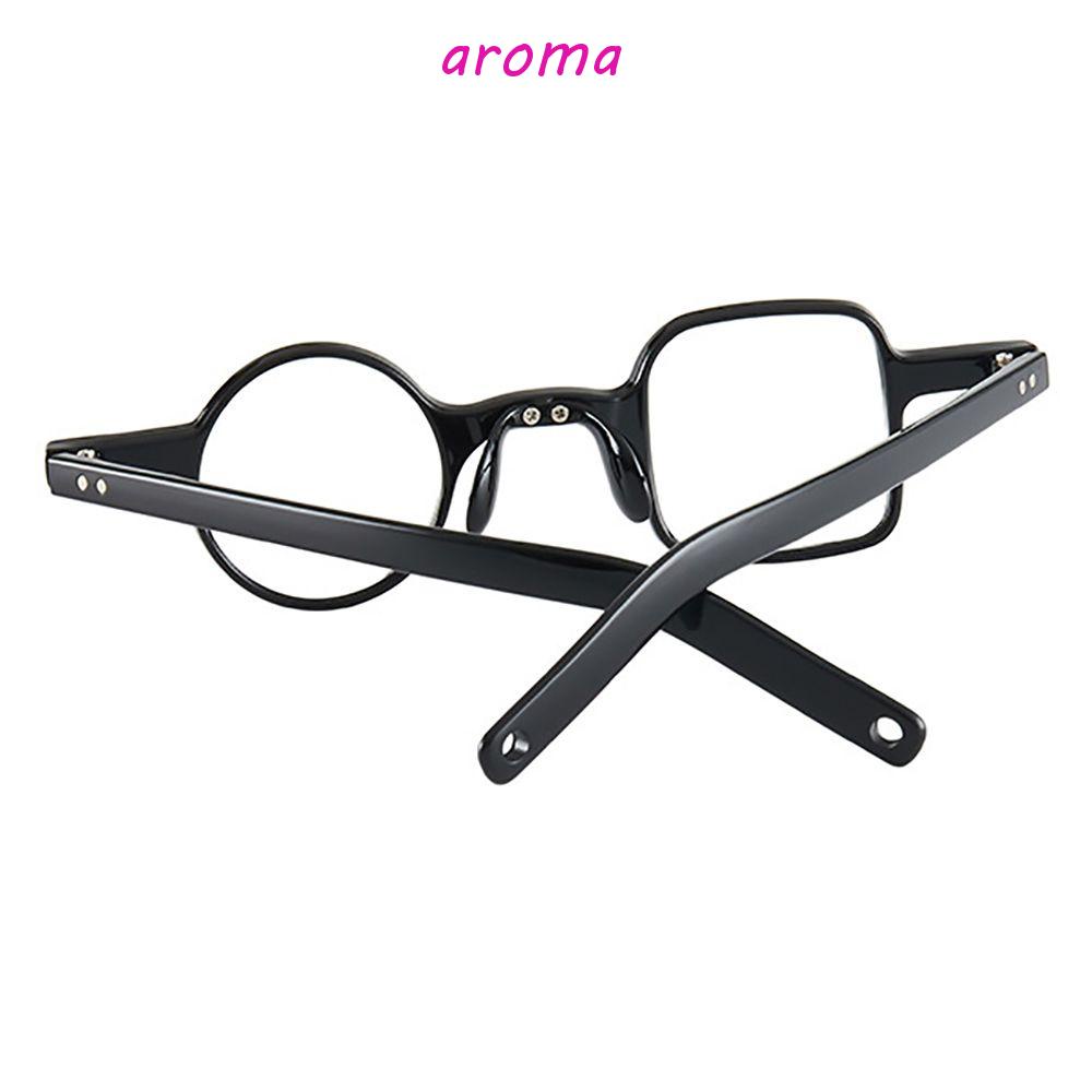 AROMA Kính Đọc Sách Chống Bức Xạ Chống Ánh Sáng Xanh Hình Tròn Cho Nam Nữ
