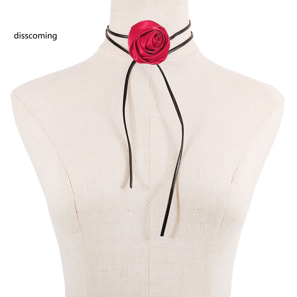 Áo Khoác SL SL Kiểu Dáng Trẻ Trung Năng Động| Vòng Cổ Da Nhiều Lớp Thiết Kế Hoa Hồng Ngọt Ngào Và Cá Tính