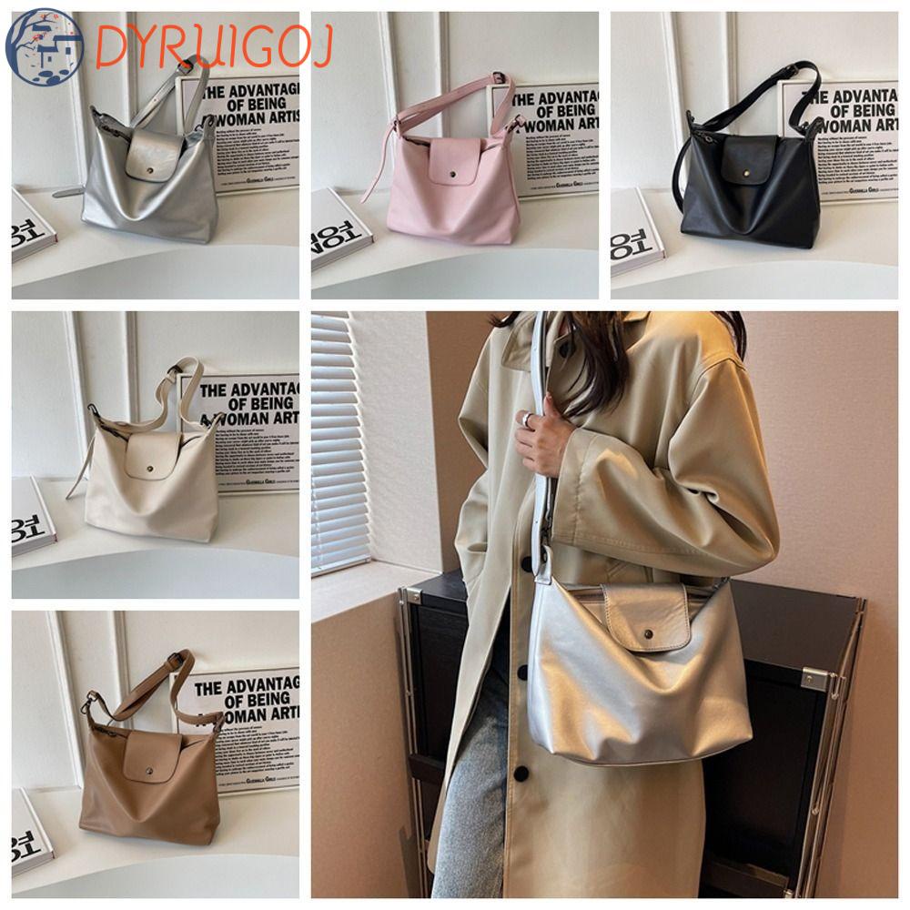 Túi Đeo Chéo Da PU Sức Chứa Lớn Phong Cách Hàn Quốc Có Thể Điều Chỉnh