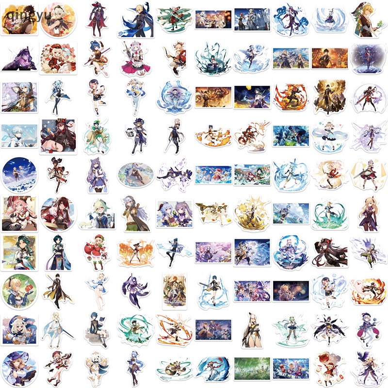 Bộ 100 Miếng Dán Hoạt Hình Chống Thấm Nước Dễ Thương Cho Bé