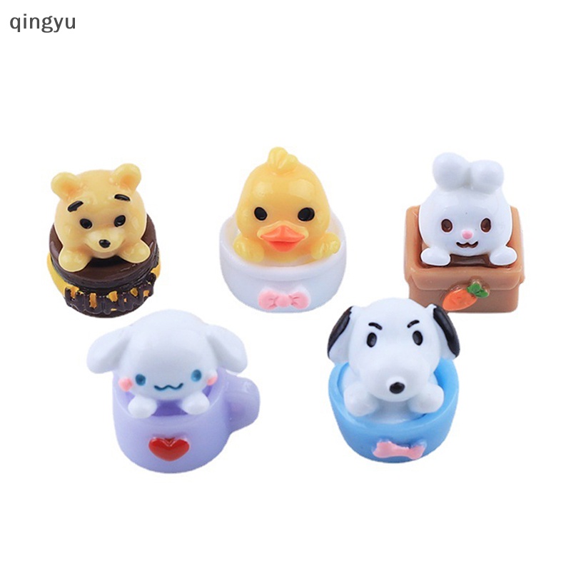 1 Tượng Trang Trí Hình Động Vật Xinh Xắn Cho Nhà Búp Bê