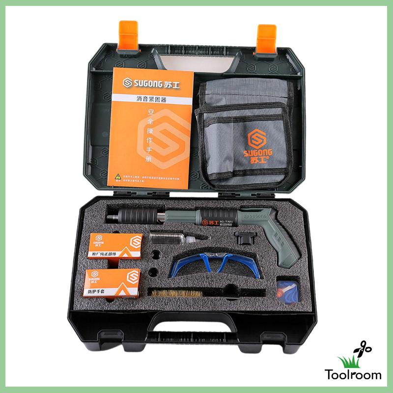 Máy Đóng Đinh Mini Yên Tĩnh Lắp Đặt Cửa Sổ Bằng Kim Loại